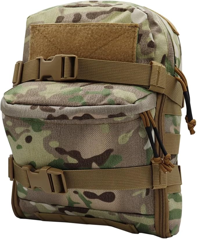 Tactical Mini Hydration Bag Water Backpack Assault Pack Outdoor Bladder Carrier Molle Pouch for Hunting Airsoft Vest