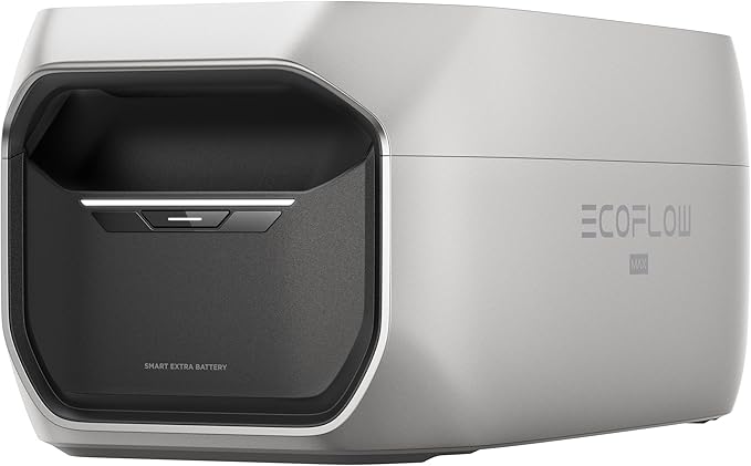 EF ECOFLOW Portable Power Station DELTA 3 MAX Plus Extra Battery 2048Wh LiFePO4 Expansion Battery for Power Station DELTA 3 Max Plus and DELTA 3 Ultra Plus