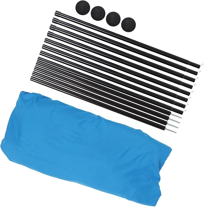 Pomya Tall Beach Sun Shelter UPF50+ Stability Extraction of The Outdoor Window for Camp for Camp Spacious and Versatile for Family Blue Polyester Iron Gatherings (Blue)