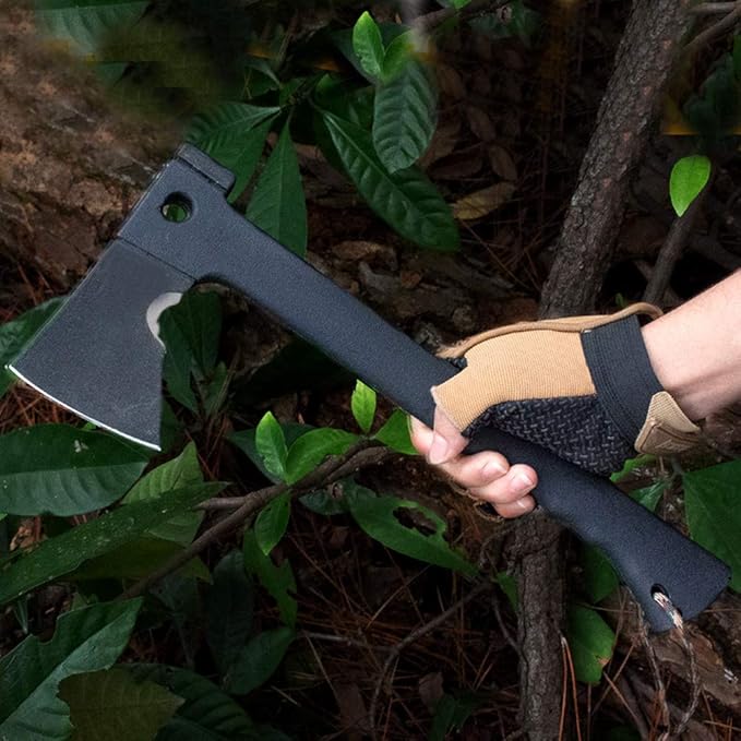Outdoor Camping Multi-Purpose Axe Forest Wild Escape Self-Defense Chopping Firewood Axe