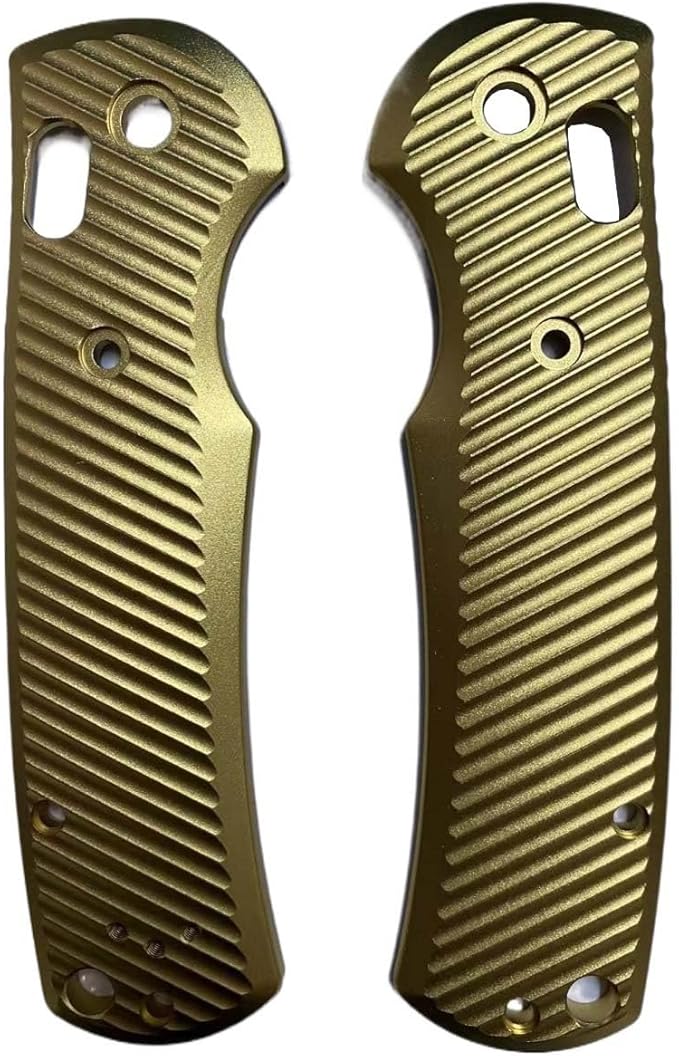 1 Pair Scales Handle Fits for Benchmade Griptilian 550 551 Custom CNC Aluminum Handle Patch Replacement