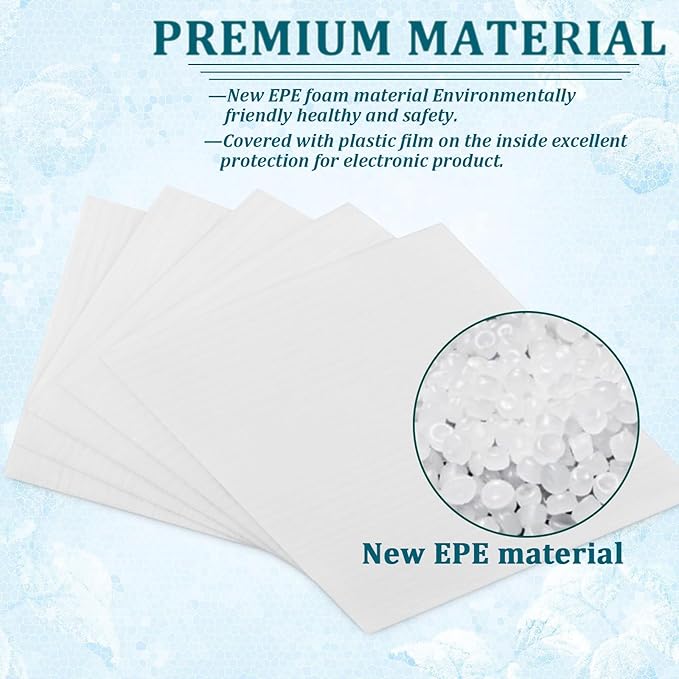 100Pack Packing Foam Pouches 12x16 Inch Large Cushion Foam Wrap Pouches Protect Mugs Glasses Ceramics and Dishes Plate Packing Sleeves for Moving Packing Supplies for Fragile Item