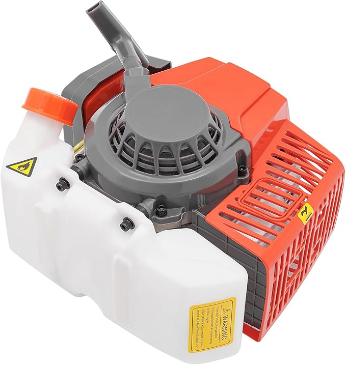 63.3CC 2-Stroke Gasoline Engine 2.2Kw Portable Agricultural Engine 0.34Gal Single-Cylinder 2-Stroke Engine Air-Cooled 7500R/Min for Lawn and Garden Equipment Weed Whackers