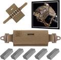 Tactical Helmet Counterbalance Weight Bag NVG Counterweight Pouch with Five Counter Blocks for Fast Airsoft Paintball Helmet
