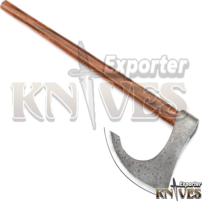 Custom Hand Hammer Forged 1095 Steel Axe/Hatchet 22 Inch Wooden Handle S512