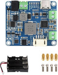 Solar Power Manager Module (D) Fits Raspberry Pi/Jetson Nano/Arduino Supports Type-C Power Adapter or 6V~24V Solar Panel with Battery Holder (Not Include 18650)