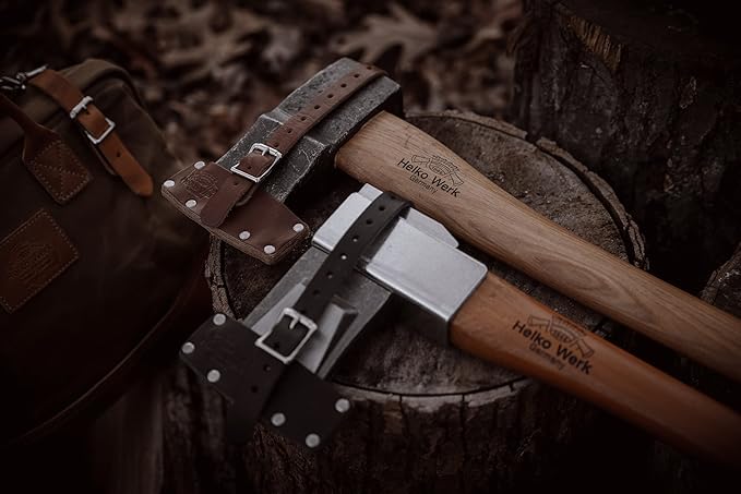 1844 Helko Werk Germany Vario Splitting Axe - German Made Midsize Splitter Axe for Splitting Wood and Splitting firewood - Head 4.5 lbs Handle 30 in. (Medium Splitting Axe) #10059