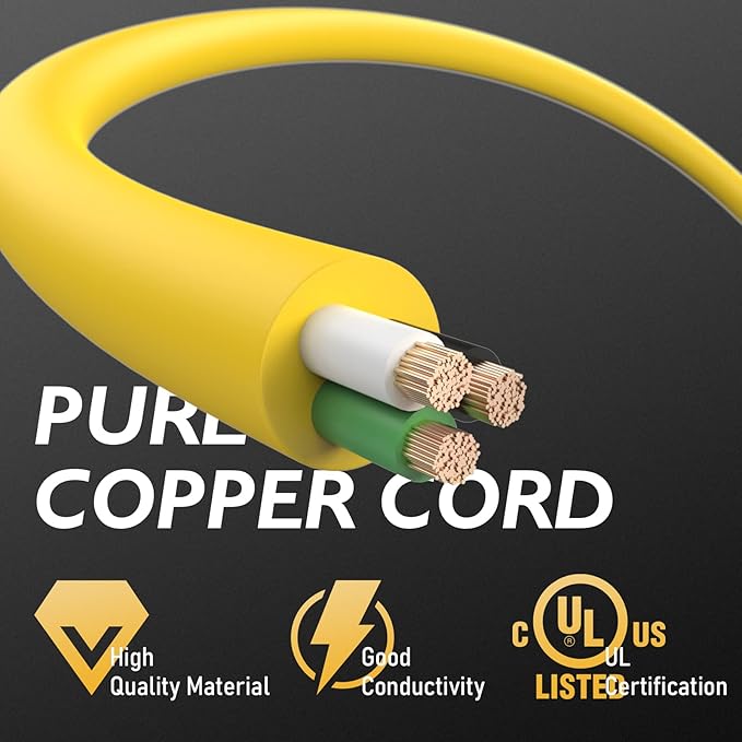 TOOLIOM 30 Amp 3 to 4 Prong RV Generator Adapter Cord NEMA L5-30P to L14-30R UL Listed Extension Cord for House Trailer Camper 125V 3750W STW 10AWG/3C (12 Inch)