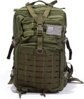 Bug Out Bag Backpack - 50L Tactical Backpack - Great for Survival Essentials (Green)