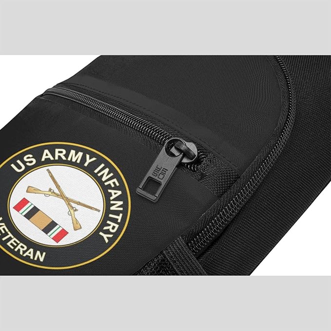 US Army Infantry Iraq Veteran Chest Pack Leisure Shoulder Crossbody Chest Bag