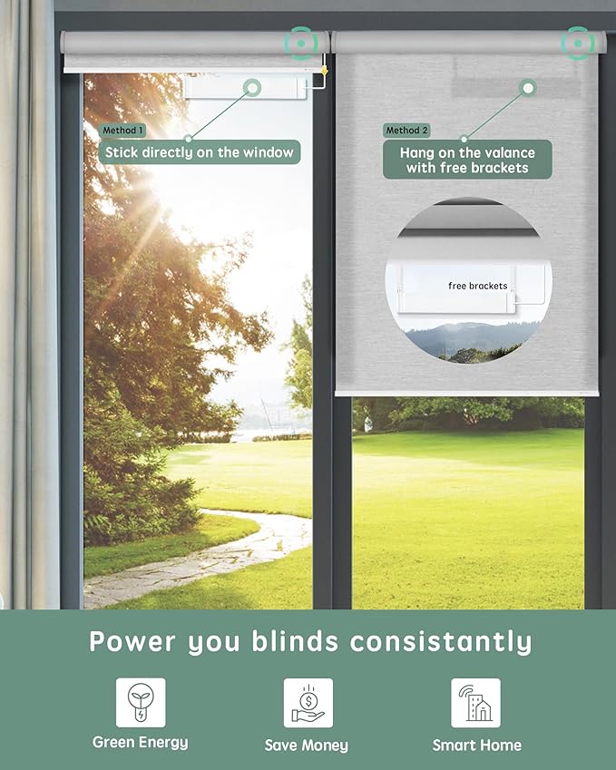 Yoolax Motorized Roller Blinds Accessories (Solar Panel)
