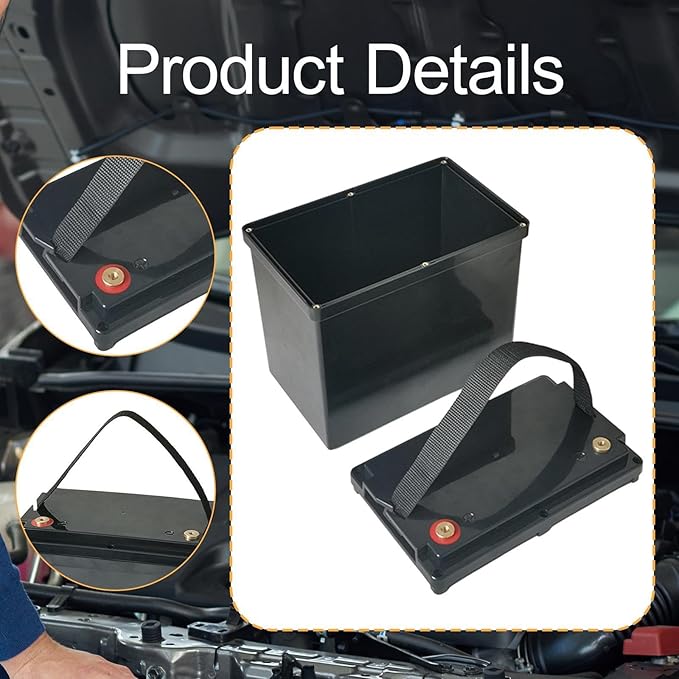 Battery Box Battery Case Practical Easy to Install Durability Professional Portable Accessory Replace for Solar Home Outdoor