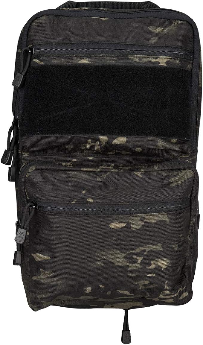 Lancer Tactical 1000D Nylon QD Chest Rig and Backpack Combo (Black TROPIC)