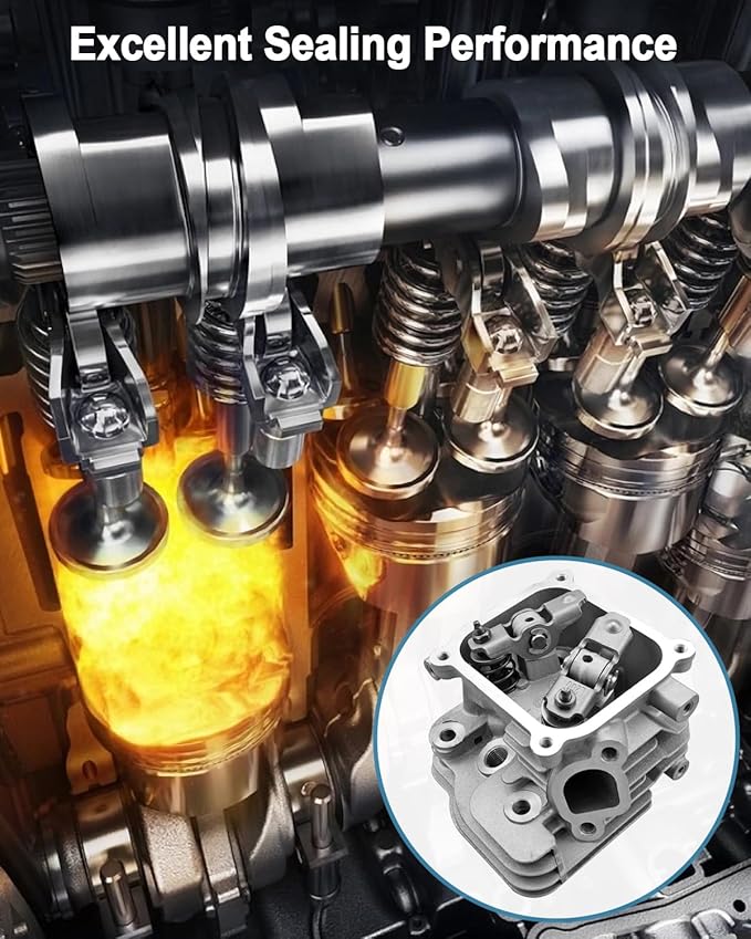 Cylinder Head Assembly Fit for Predator 3500 Watt &amp Generac 3500/4500 Watt Some Models Fit for 212cc Engine Inverter Generator Replace IQ3500 56720 63584 96387 GP3600 49ST 50ST