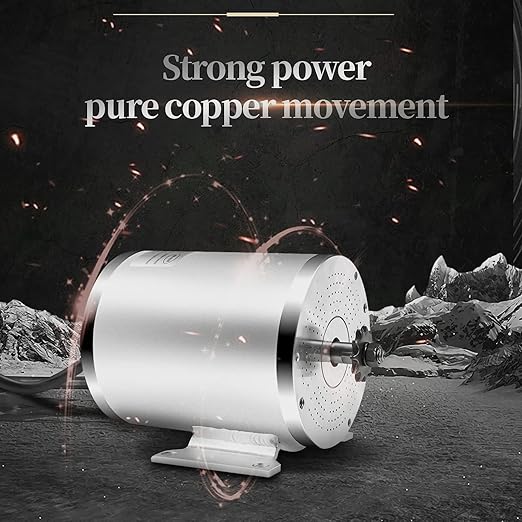 Electric Motor 1600W 48V Go Kart Electric Motor Kit with Throttle 33A Speed Controller BLDC ATV Kits Scooter Motorcycle Engine Scooter Chain T8F