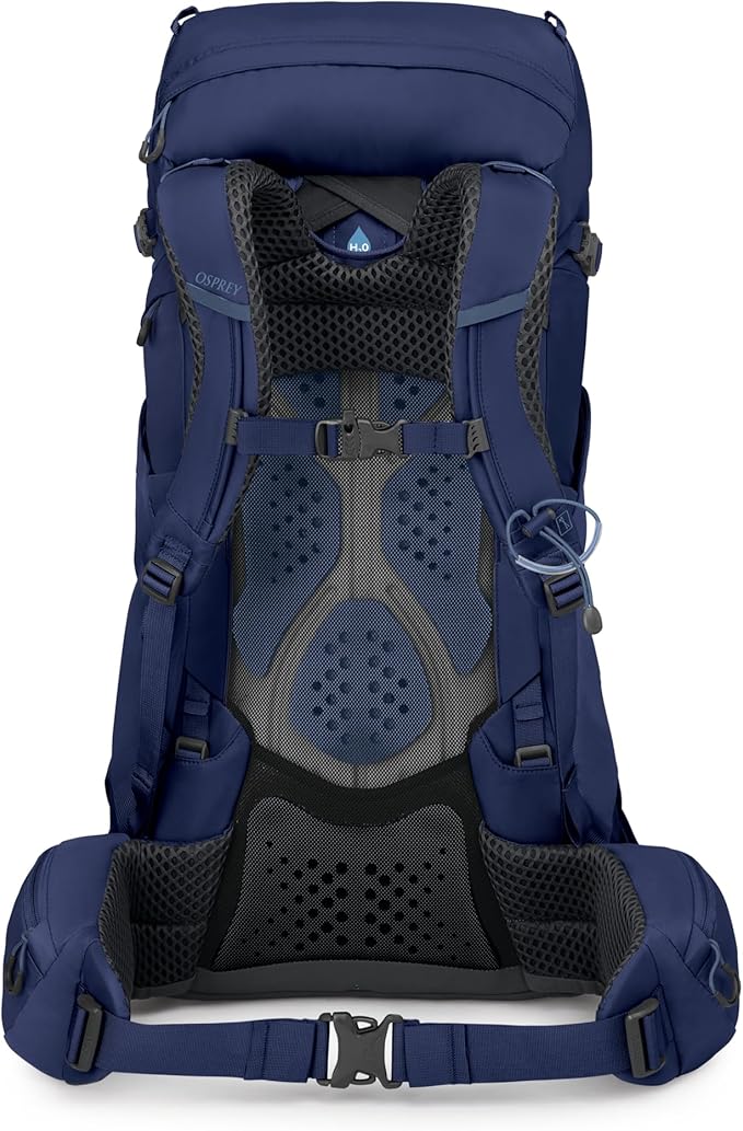 Osprey Kyte 38L Women's Backpacking Backpack Serenity Blue - Hiking &amp Camping Bag with Waterproof Raincover X-Small/Small