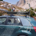 Roof Rack Water Tank Solar Shower Shower Head and Hose Set 4.8/5.3/7.9 Gallon for Hiking Pet Cleaning Beach Vacations (20L)