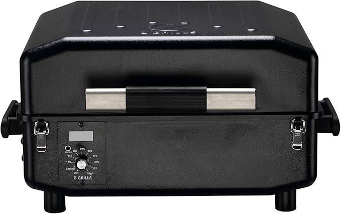Z GRILLS 2026 200A Pellet Grill &amp Smoker - 202 sq.in Compact Wood Pellet BBQ with PID 3.0 Precision Control Auto Feed System Portable Small-Space Grill for Camping &amp Backyard Cooking