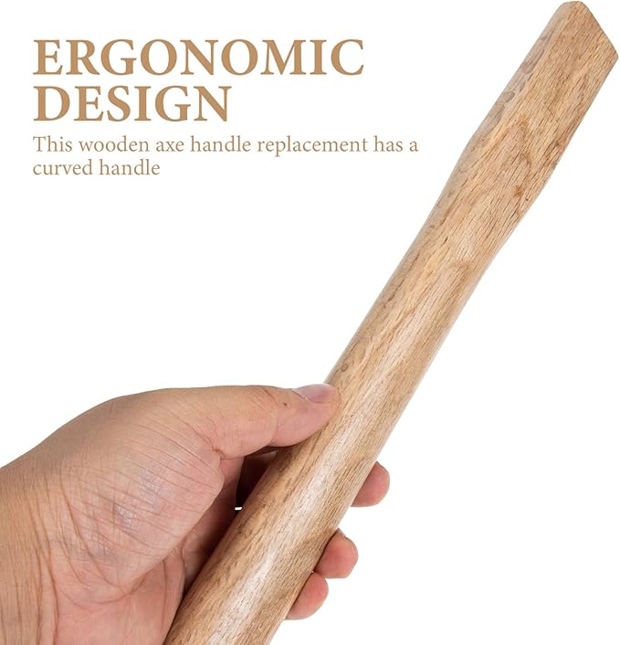 3pcs for Maul - Renewal Hatchet Garden Old Flat Hatchets Yuanzu Tools Replacement Bit Replaceable Wood Survival Handle Hardwood Straight Camping Re Curved and Outdoor Pick Hand M