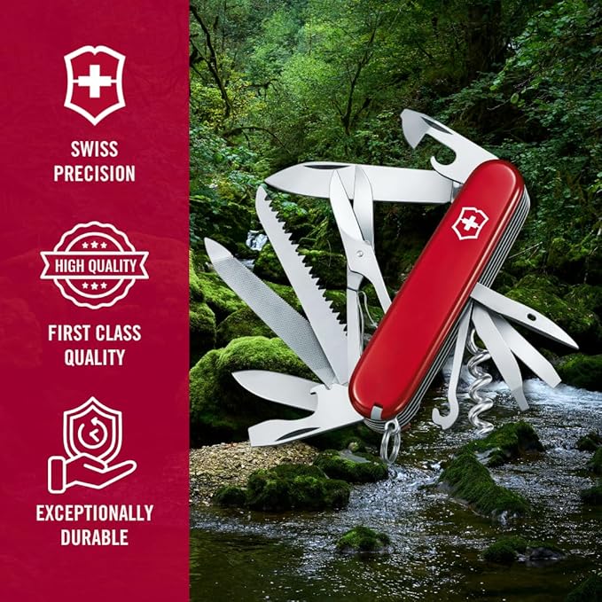 Victorinox Swiss Army Ranger Pocket KnifeRed  91mm