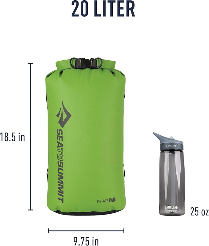 Sea to Summit Big River Dry Bag Ultra-Durable Roll-Top Dry Storage