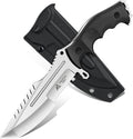 Freelander Outdoor Fixed Blade Knife with Kydex Sheath Bushcraft Knife Full Tang D2 Steel with Ergonomic Handle Camping Survival Knives for Men
