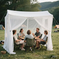 DIY Mosquito Net Screen Mesh Fabric White Customizable Size Fine Mesh for Outdoor Protection (26.2' x 26.2')