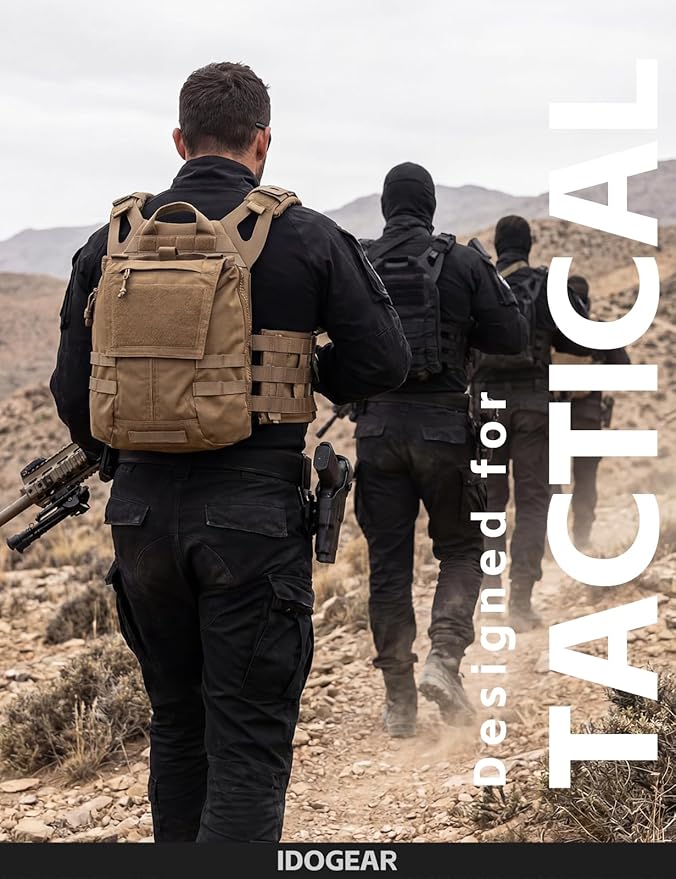 IDOGEAR Tactical Zip-on Panel Pouch Military Backpack Vest Accessory Bag for CPC AVS JPC2.0