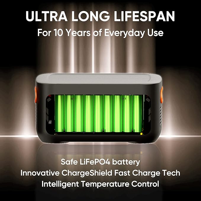 Jackery Expansion Battery Pack 2000 Plus 2042Wh LiFePO4 Battery Pack for Portable Power Station Explorer 2000 Plus Extra Expandable Battery for Outdoor RV Camping and Home Emergency (Renewed)