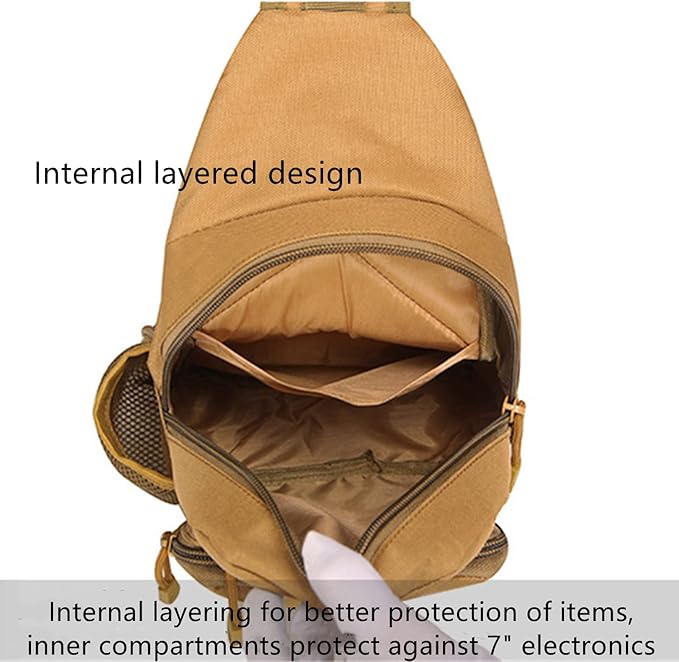 Tactical Shoulder Bag Outdoor Sports Climbing Hiking Trekking Backpack Men Military Hunting Fishing Molle Pack