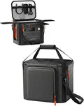Hautton Carrying Case Bag for Jackery 1000 V2 Water-Resistant Durable Protective Storage Bag with Adjustable Shoulder Strap for Portable Power Station Accessories -Black