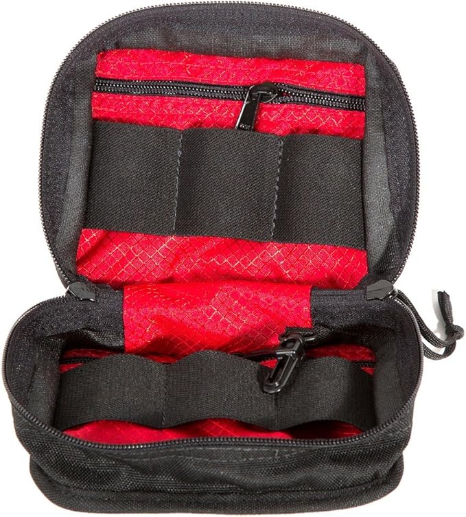 Grizzly RIMFIRE- Folding Knife Protective Gear Bag. Tough Sturdy Heavy Duty Stitching. Heavy use for Years. Carries 6 Folding Knives. Two Heavy Straps for Waist Belt Backpack Gear B