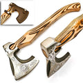 Custom Handmade Stainless Steel Viking Axe with Gorgeous and Solid Wood Handle (EX-1106)