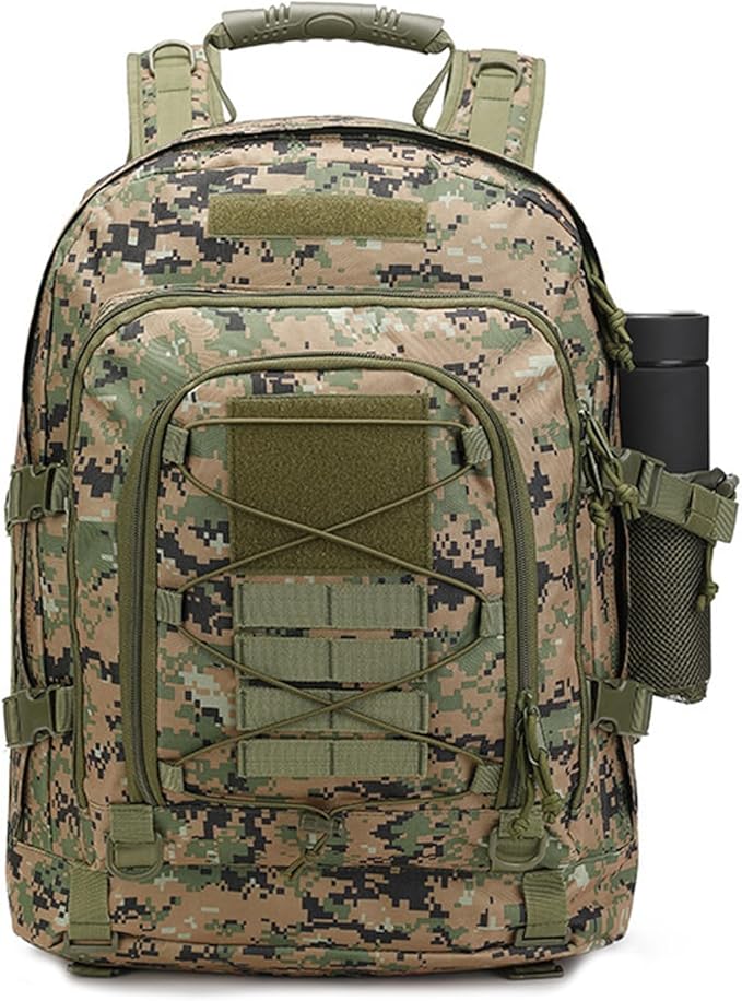 Large tactical military backpack Army Daypack - Assault Pack for Men Molle Backpacks Bug Out Bag 3 Day Pack (Jungle Digital)