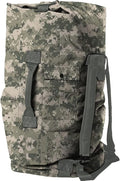 M MCGUIRE GEAR Tactical Military Style Duffle Bag Cordura Nylon 2 Carrying Straps Backpack Sea Bag Bug Out Bag MIL-SPEC Made in USA (ACU)