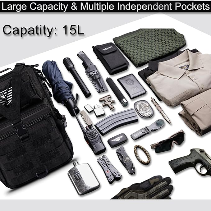 HAOMUK Tactical Sling Bag and Small Tactical Bag