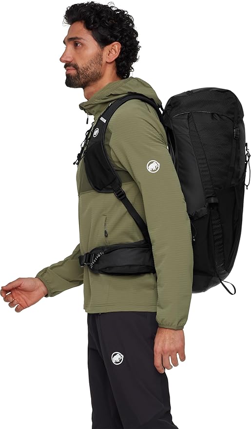 Mammut Ducan Backpack – Unisex Outdoor Backpack for Hiking Running and Everyday Adventures Black 32L