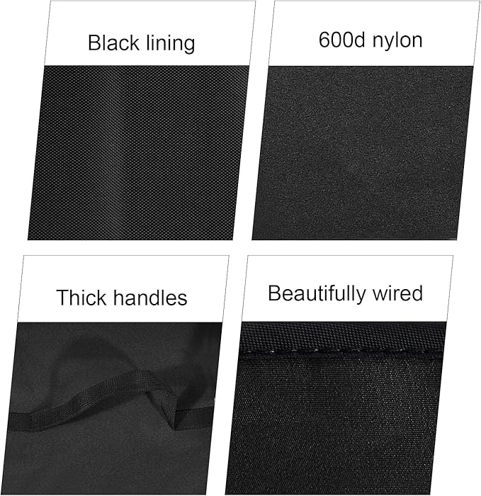 Power Station Dust Cover Heavy Duty Waterproof Anti-static Nylon Case for EF ECOFLOW Portable Power Station DELTA 2 Max/DELTA 3 MaxEssential Home Solar Generator Cover for Home Use (Black)