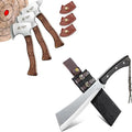 Freelander Japanese Machete for Cutting Trees Heavy Duty and 8.3'' Throwing Axe Set