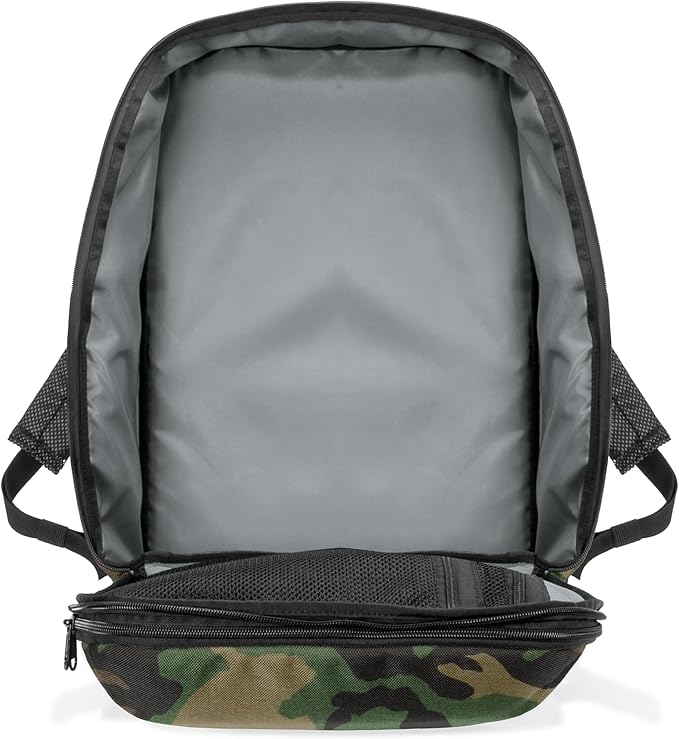 Xtreme Sight Line ~ Large Backpack ~ 16 Laptop Backpack with Removable Faraday Sleeve ~ Heavy-Duty Foam Padded &amp Multiple Large Compartments ~ 1000D Nylon/Spacer Mesh ~ Woodland Camo