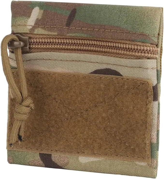 Tactical Zipper Pouch With Multitool Slot Modular Internal Organizer For Small Tools Utility Pocket Insert For Backpack(BP-81-RG S)