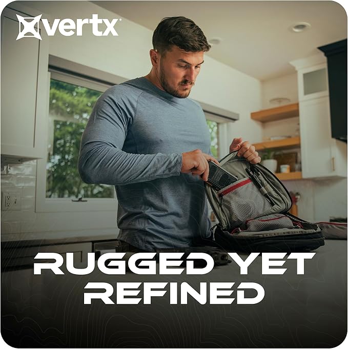 Vertx Any Day Backpack with Tactical Design Versatile Storage Durable Material and Comfortable Straps for Everyday Use Wolf Grey - One Size