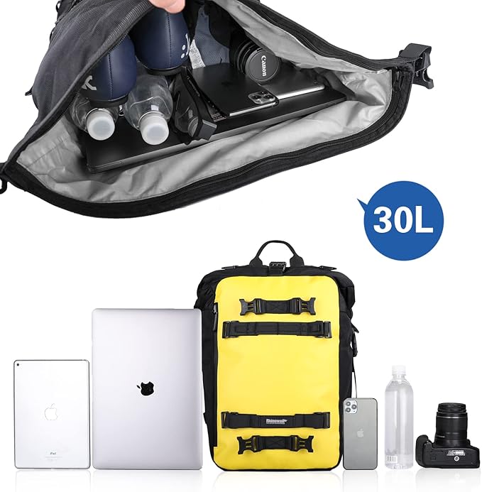 Rhinowalk Motor Pannier Bag 10/20/30L Multifunctional Waterproof Rear Rack Trunk Motorcycle Seat Bag