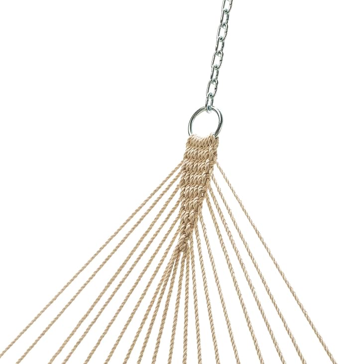 Castaway Living Large Tropical Print Quick-Dry Polyester Hammock – 12 ft. x 55 in. 350 lb Capacity Free Extension Chains &amp Tree Hooks – Ideal for Poolside Beach &amp Backyard Use