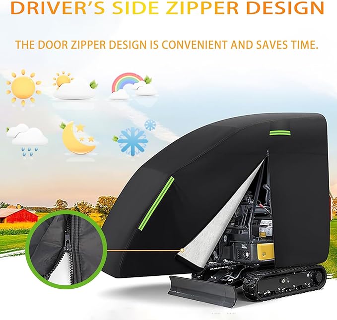 Mini Excavator Cover for LiuGong 9018F 2020-2026 Water Resistant Compact Excavator Storage Cover All-Weather Outdoor Protection for Small Digger