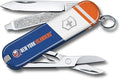 Victorinox Classic SD Swiss Army Knife – Compact 7 Function Swiss Made Pocket Knife with Small Blade Screwdriver and Key Ring – New York Islanders