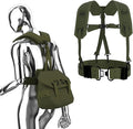 MT Multipurpose Military Alice Butt Pack Molle Webbing Sling Bag for Daily Commuter Backpack Olive Drab