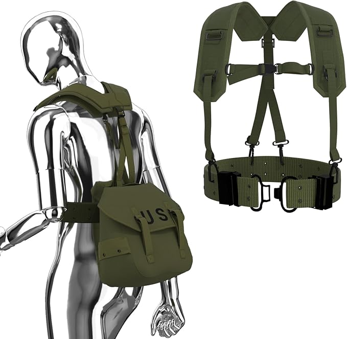 MT Multipurpose Military Alice Butt Pack Molle Webbing Sling Bag for Daily Commuter Backpack Olive Drab