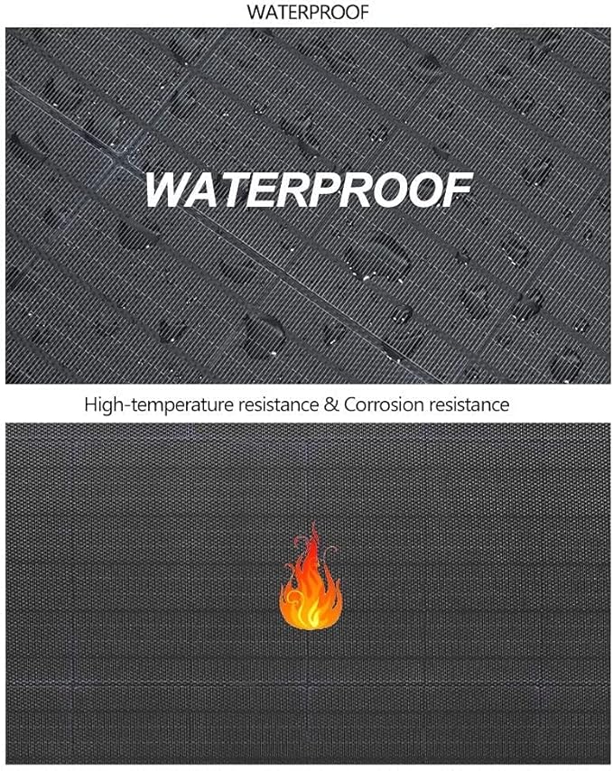 LensunSolar Flexible Solar Panel 200W 12V ETFE 9BB43.7in x 34.9in Semi-Flexible Bendable Mono Solar Panel 200 Watt for RV Van Roof TopCamping Home Boat Marin