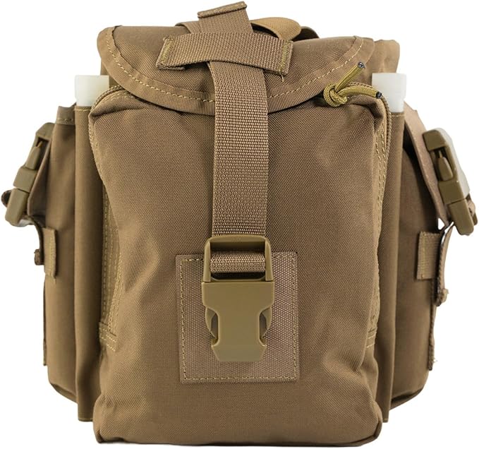 Tactical Outdoor Water Bottle Waist Kettle Water Bottle Protective Cover Bag Multi Functional MOLLE Accessory